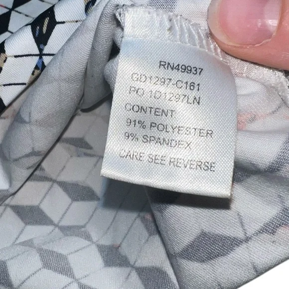 Tail Women’s Athletic Zip Up‎ Short Sleeve Polo Golf Tennis XS Print - Picture 7 of 8